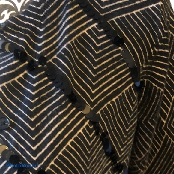 Loft black sequin cardigan - Picture 2 of 8